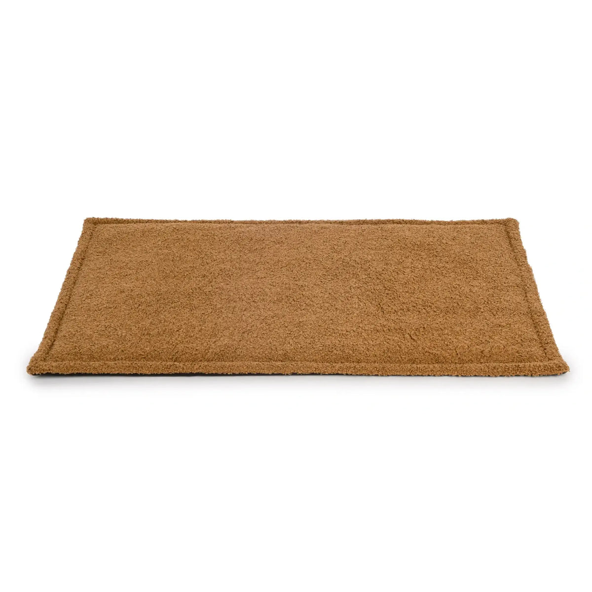 Fluffy hondenmat Soffice in bruin - dunne, zachte mat voor bank, bench of auto, o.a. voor Franse Bulldog