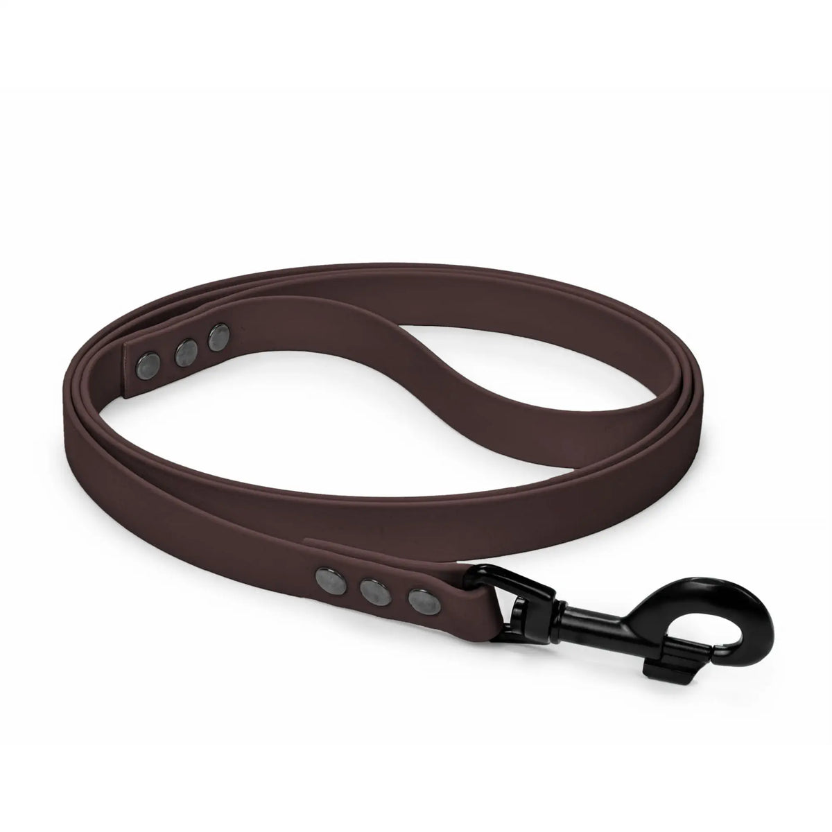 Bruine BioThane hondenriem 19 mm voor grote honden