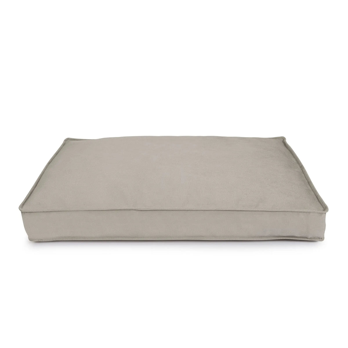 Matelas orthopédique plat pour chien Medical gris clair, aussi comme matelas de cage, vue de côté