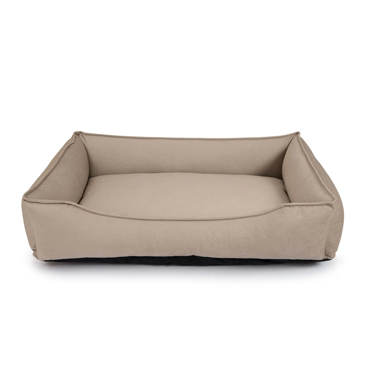 Orthopedische hondenmand Medical in beige met lage instap aan de voorkant, ideaal voor senioren