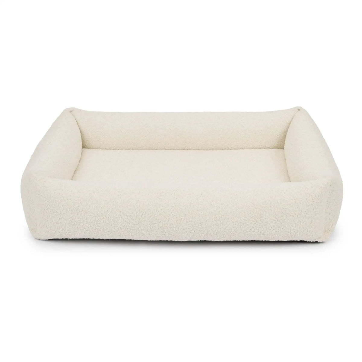 Panier orthopédique Fluffy Soffice crème - panier tout doux notamment pour Cavalier King Charles et Bichon maltais