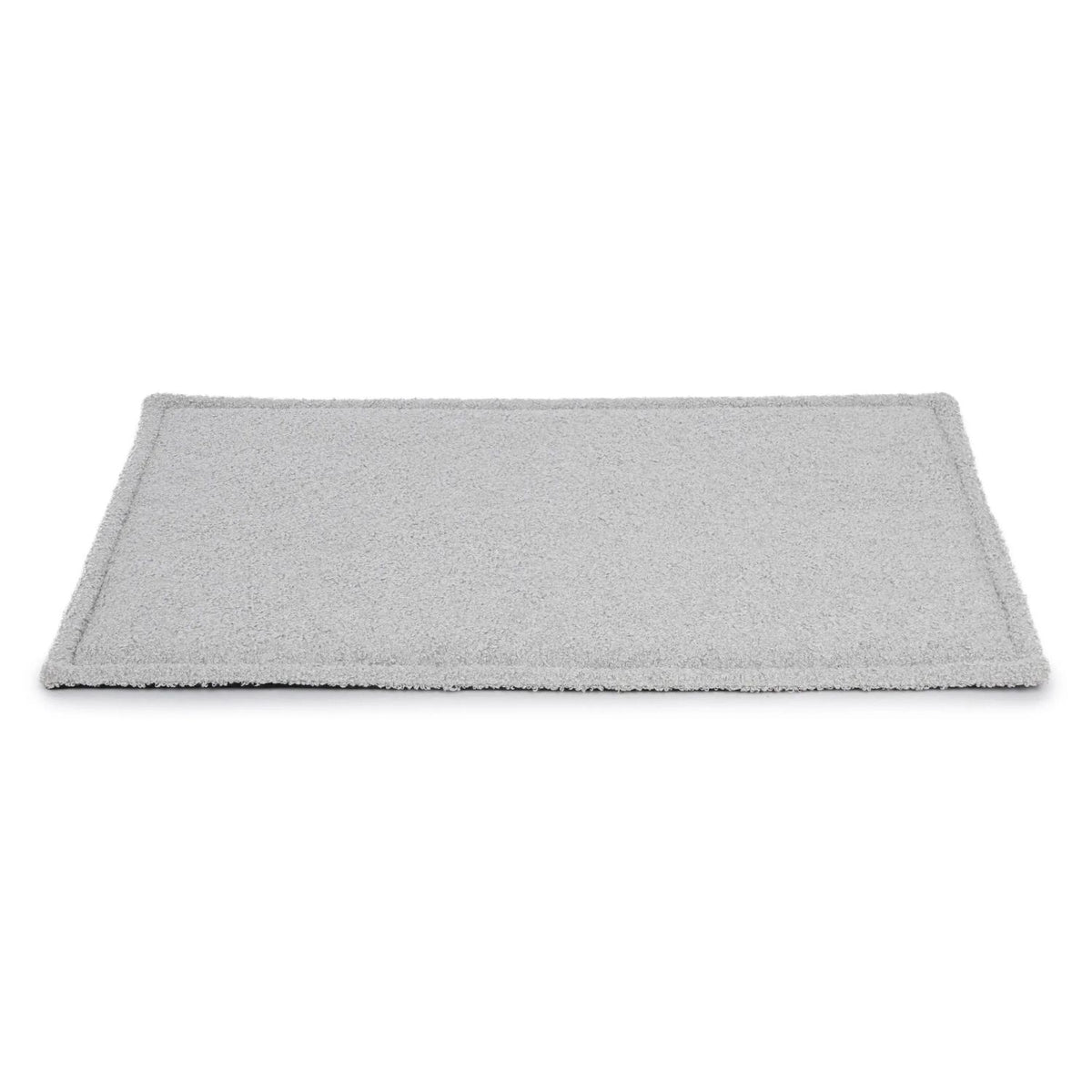 Fluffy hondenmat Soffice in lichtgrijs — zachte bouclébovenkant en sterke cordura onderkant