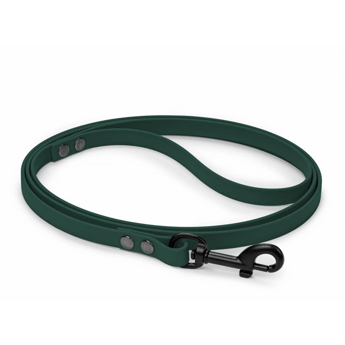 Groene BioThane hondenriem 13 mm voor kleine honden