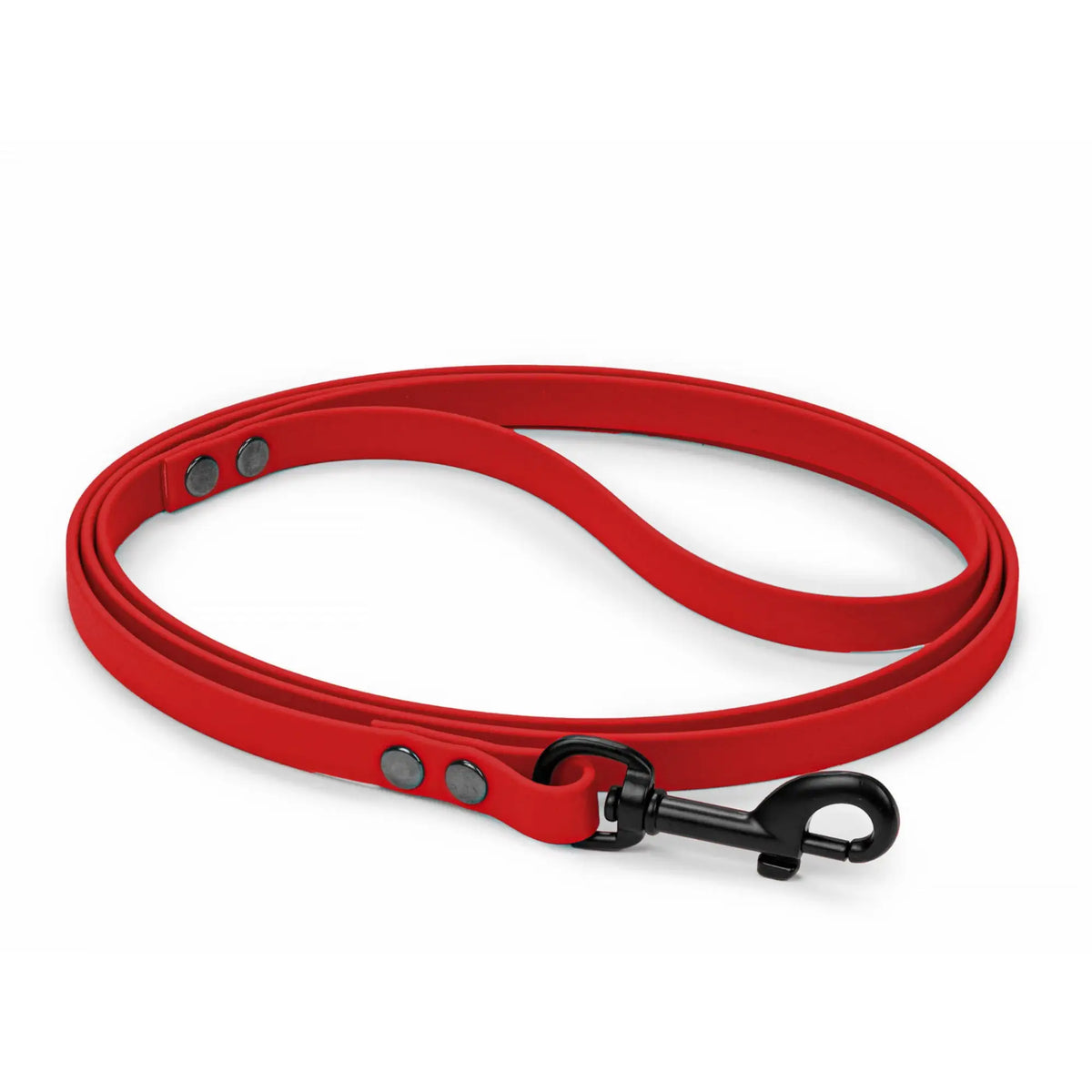 Rode BioThane hondenriem 13 mm voor kleine honden