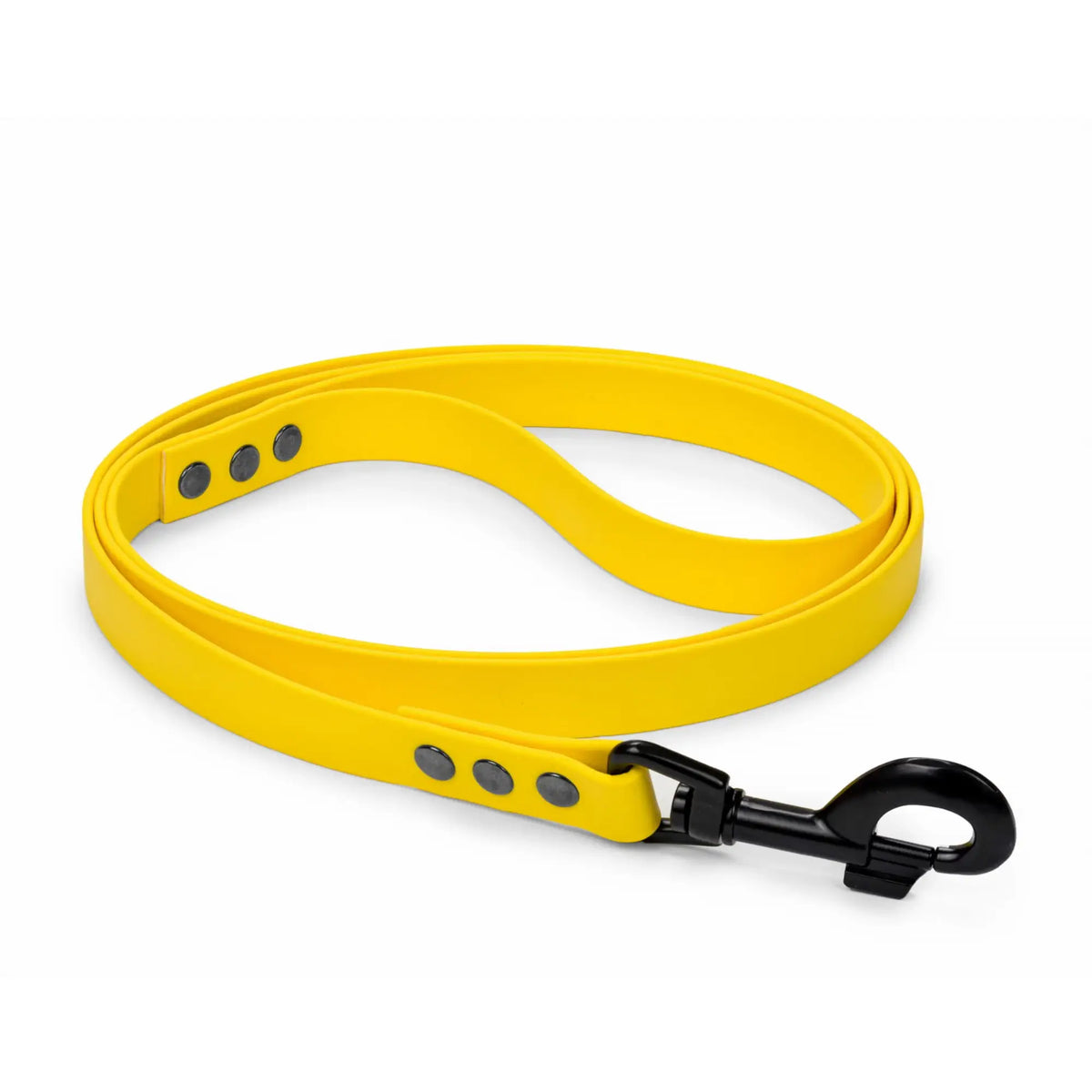 Gele BioThane hondenriem 19 mm voor grote honden