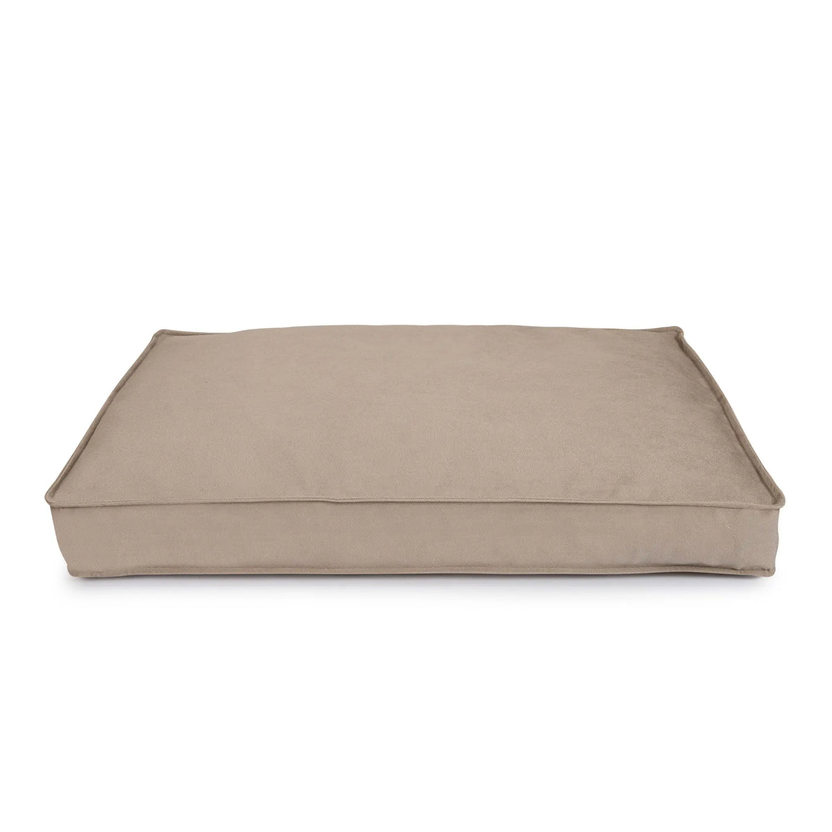 Matelas orthopédique plat pour chien Medical beige, aussi comme matelas de cage, vue de côté