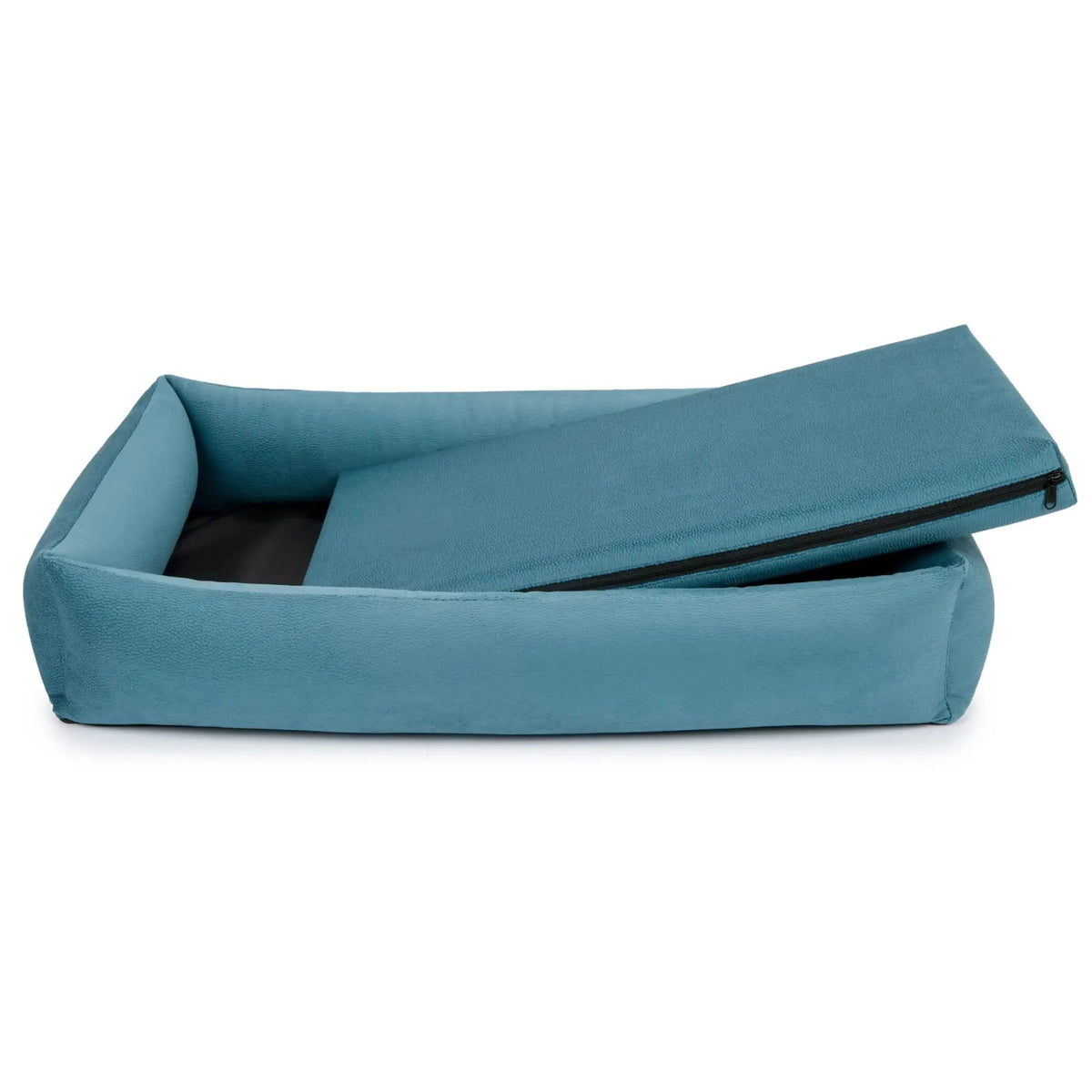 Orthopedische hondenmand Riposo in blauw met uitneembaar matras en afneembare, wasbare hoes - ook voor grote rassen als Cane Corso